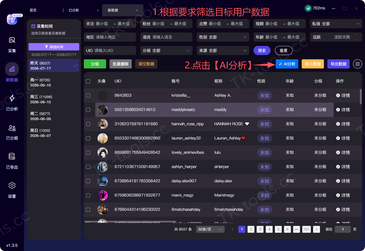 单独分析